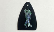 Aluminum Black Truss Rod Cover Colorful Abalone Label For USA PRS Guitar