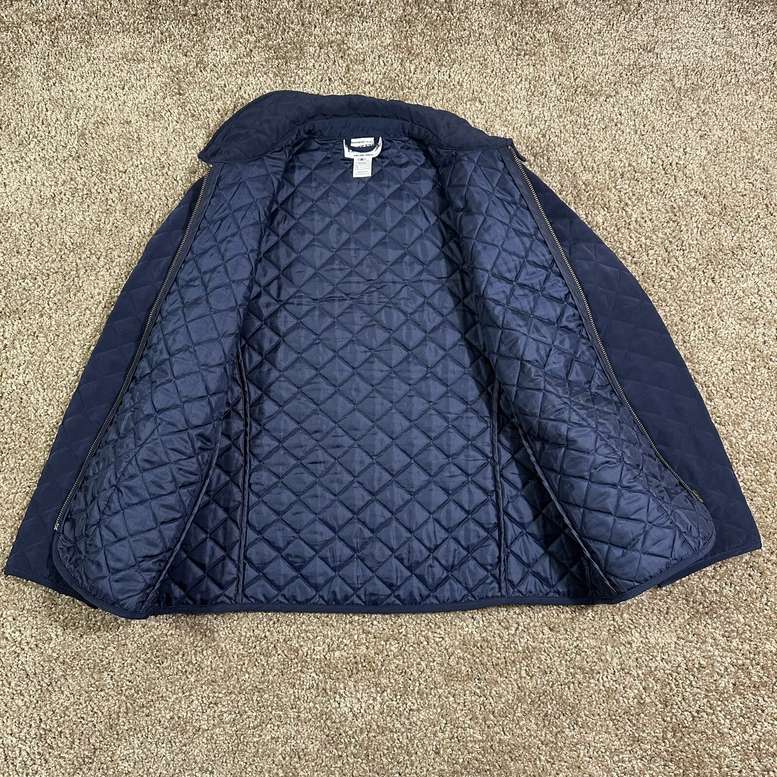 Pendleton Quilted Jacket Womens Size Medium Blue … - image 6