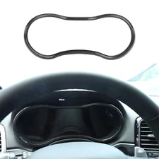Carbon Fiber Dashboard Panel Strip Trim Ring For Jeep Grand Cherokee 2014-2020
