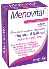 HealthAid Menovital Hormonal Balance 60 Vegetarian Tablets Free & Fast Delivery