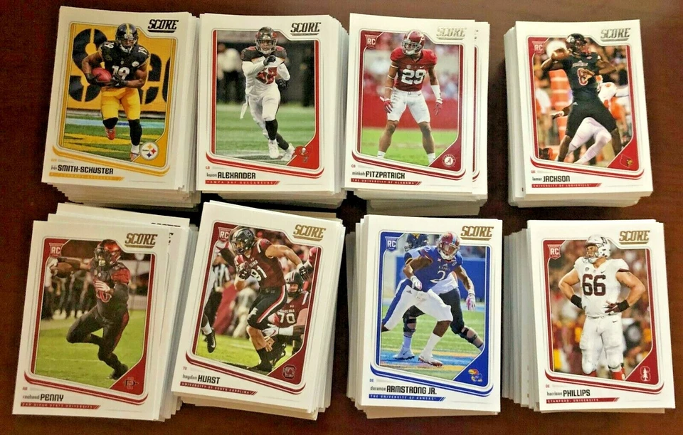 2018 Score Football Base - Rookies Cards  # 251 - 440 - You Pick - FREE SHIPPING - Image 3 of 4