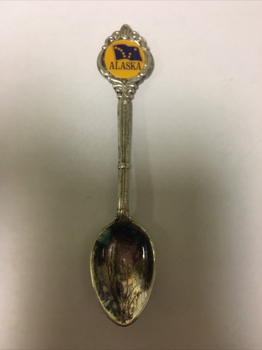 Alaska Flag Vintage Souvenir Spoon Collectible | eBay Alaska Flag Vintage Souvenir Spoon Collectible | eBay