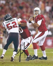 Arizona Cardinals #6 LOGAN THOMAS Signed Autographed Football 8x10 Photo COA!