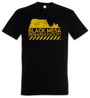 Black Mesa Herren T-Shirt Research Facility Gamer Gaming PC Half Fun Games Fun