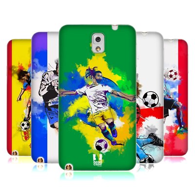 HEAD CASE DESIGNS FUSSBALL SPRITZER SOFT GEL HANDYHÜLLE FÜR SAMSUNG HANDYS 2