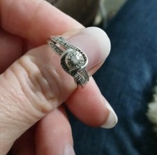 Sterling silver love knot ring