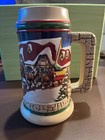 1998 Budweiser Holiday Christmas Stein Beer Mug “Grant's Farm Holiday" — photo 2