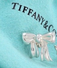 Tiffany & Co. Sterling Silver Bow Stud Earrings — listing 6