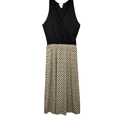 Bellino Maxi Dress Women 1X Sleeveless Top with Long Straight Skirt USA