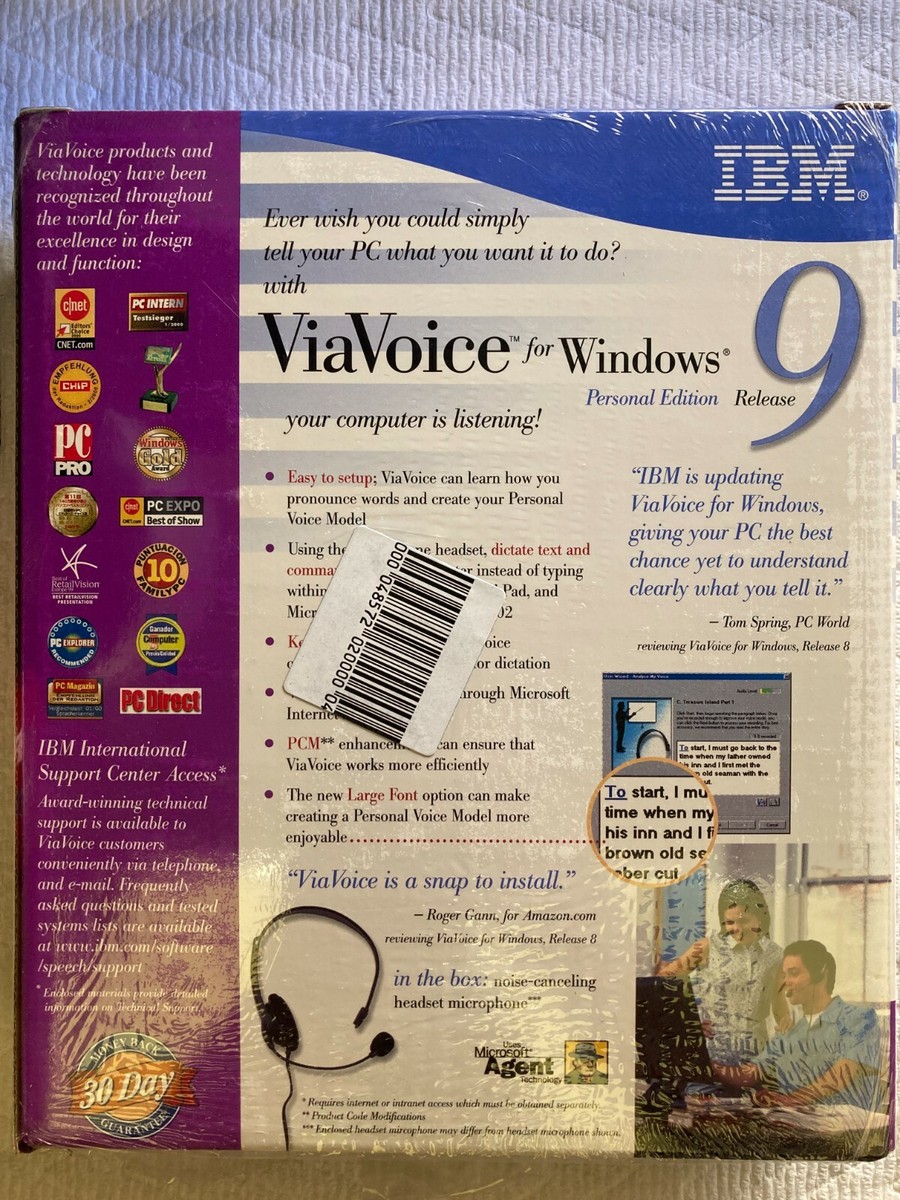 未開封品　希少当時物　IBM Via Voice GOLD Windows 95 IBM Voice Type Simply Speaking Gold For Windows 95 & NT - New