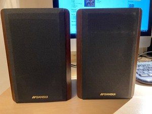 sansui bookshelf speakers
