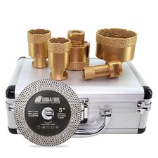 6Stück Diamant-Kernbohrer Set Lochsäge für Granit Marmor Porzellan Lochschneider