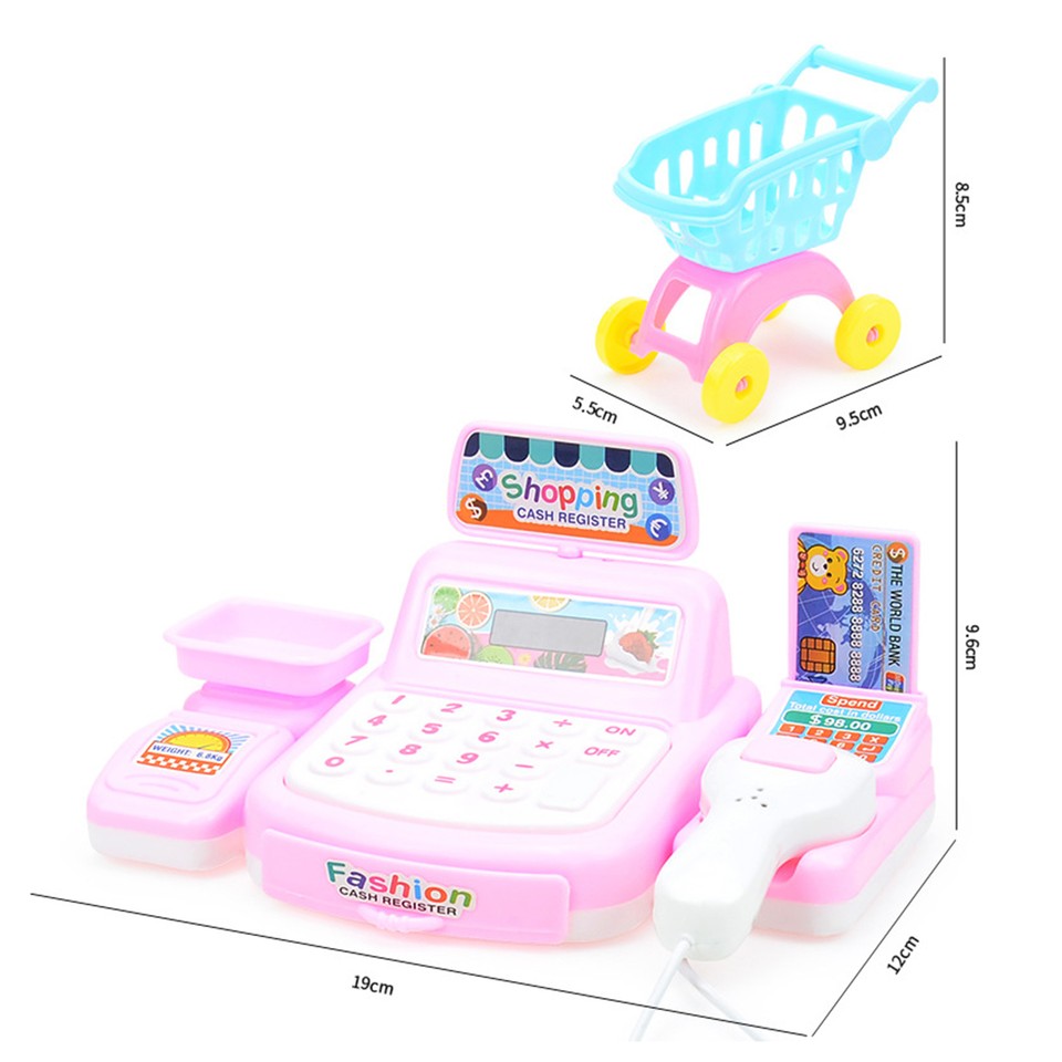 27pcs/set Cash Register Toys Puzzle Enlightenment Scene Experience