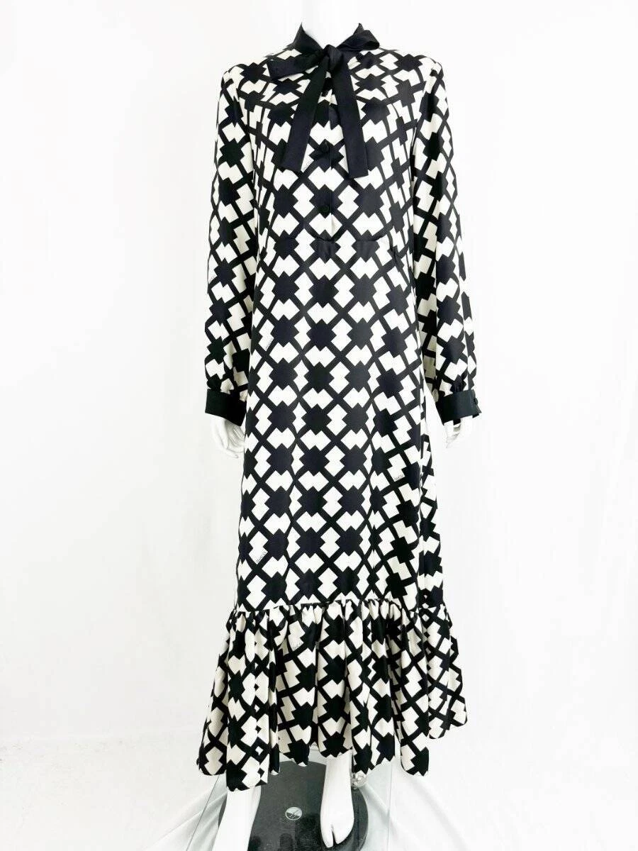 Robe maxi en soie Gucci taille M