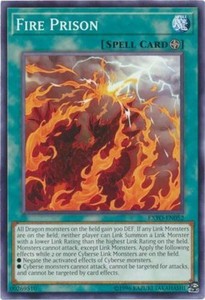 Fire Prison - EXFO-EN052 - Common - Unlimited Edition x3 - Near Mint