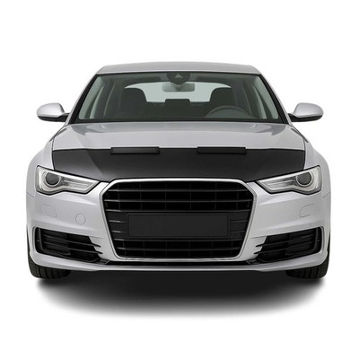 Car Bonnet Mask Hood Bra for Audi A6 S6 A6 Quattro 2012-2018 Black 1 Pc