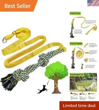 Outdoor Tug of War Dog Toy: Adjustable Bungee Play for Small to Large Dogs