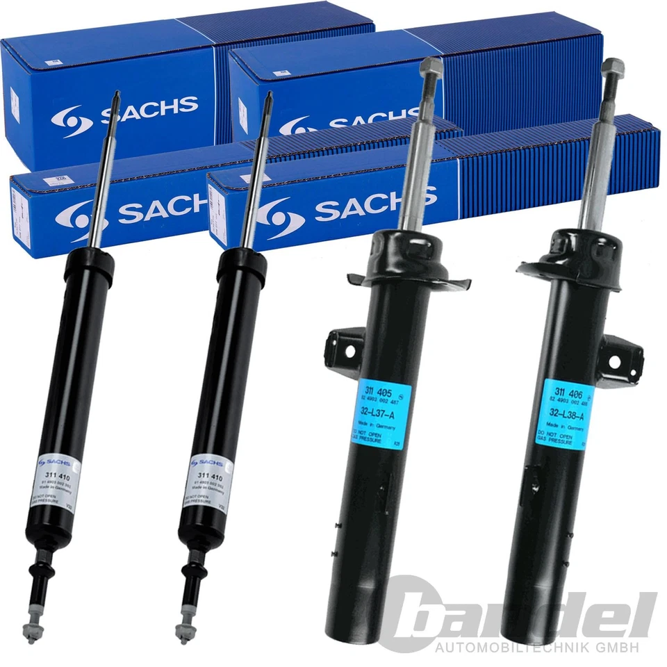 SACHS STOßDÄMPFER + DOMLAGER SERVICEKIT VA+HA passend für BMW 3er E90 M-TECHNIK - Bild 2 von 4