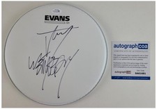 Slipknot Jay Weinberg Signed Evans Drumhead ACOA