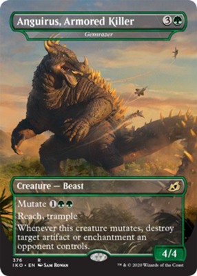 Anguirus, Armored Killer - Foil NM, English MTG Ikoria: Lair Of Behemoths