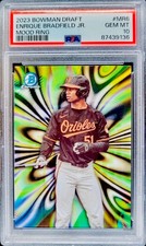 2023 Bowman Draft Enrique Bradfield Jr RC Mood Ring PSA 10 Baltimore Orioles MLB