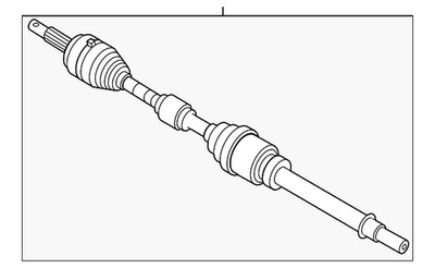 Genuine Nissan Axle Assembly 39101-6RC2A