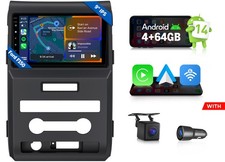 9"Android Auto 14 4+64 for Ford F-150 09-14 Car Stereo Radio CarPlay Touchscreen
