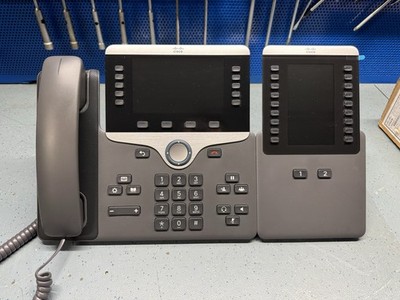 Cisco 8851 (CP-8851) MPP IP Telefon PoE - BT + CP-BEKEM Erweiterung