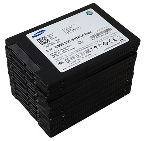 Job Lot 10 x Samsung MZ-7PC128D 128GB Sata 2.5" SSD's 90-99% Health