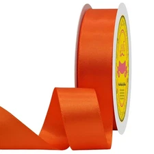 Torrid Double Face Satin Ribbon 1 inch X 50 Yards Spool Bright Colors Very Su...