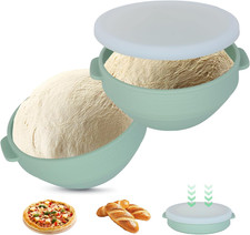 Contenitore per Lievitazione Pizza 2 Pezzi, Contenitore Impasto Pizza Con Coperc