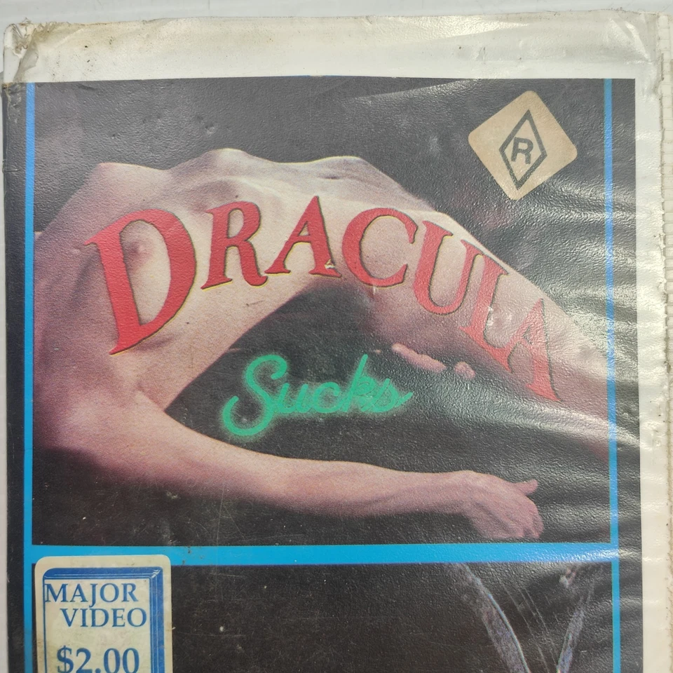 Vintage Horror VHS Tape "Dracula Sucks" 1978 Jamie Gillis Very Rare OOP TESTED - Image 4 of 4