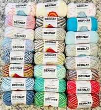 NEW Bernat Handicrafter 100% Cotton Yarn—Skeins 573-674 yds—Buy More & Save