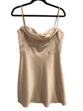 Princess Polly Champagne Cocktail Dress 8 runs small coquette lingerie chic