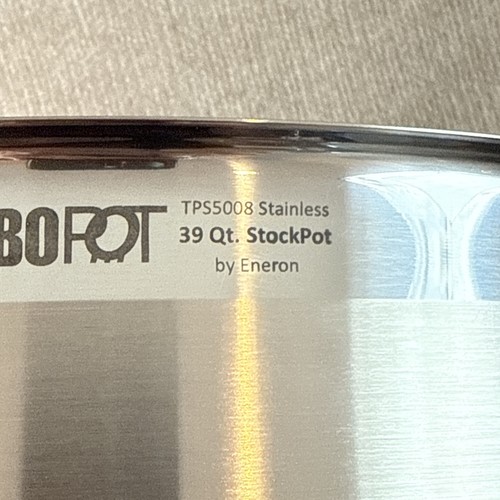 Nuova Eneron Turbo Pot 39 Qt Stock Pot con Coperchio Commerciale Ristorante Acciaio Inox - Foto 8 di 22