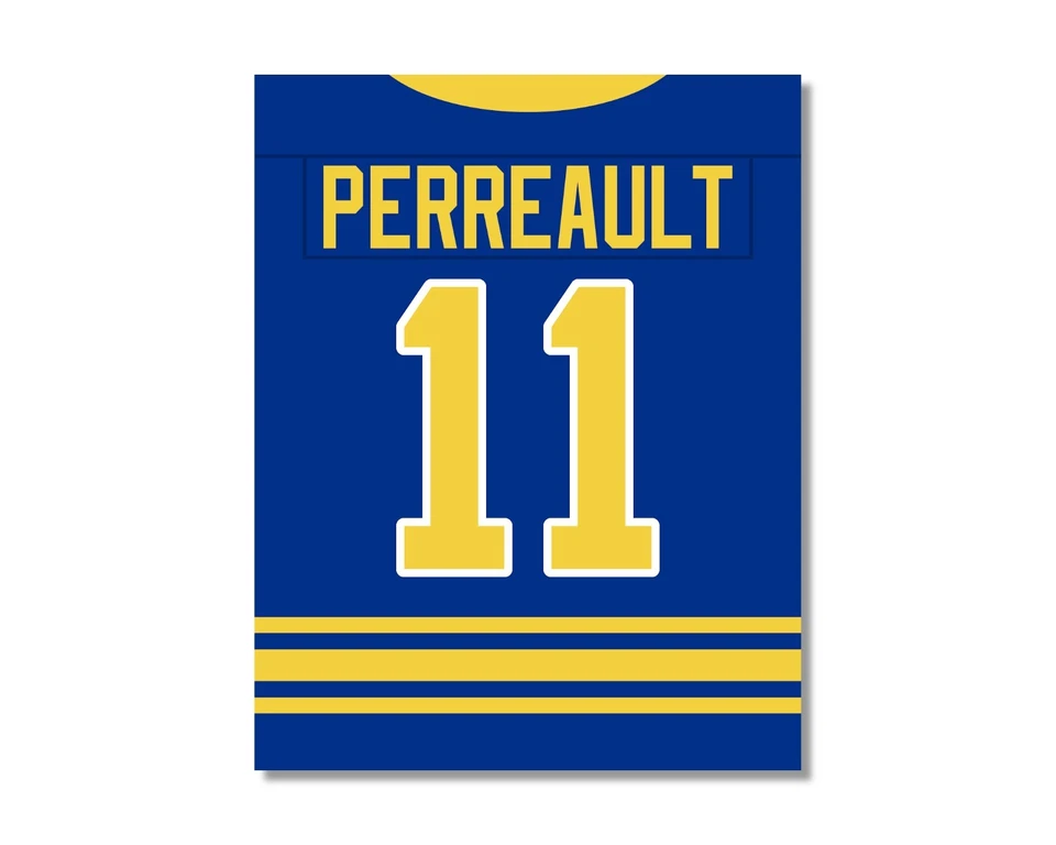 Foto imagen comparable de Gilbert Perreault Buffalo Sabres 8x10 11x14 16x20 JZ Foto 4 de 4