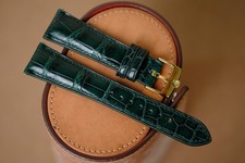 Handmade green Rolex strap Rolex band size 20/16 can change size length 