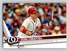 2017 Topps #651 Jose Lobaton Washington Nationals