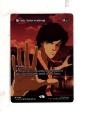 MTG SkeenAB Heroic Intervention BORDERLESS FOIL from TLE. NM.