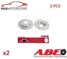 BREMSSCHEIBEN SATZ PAAR HINTEN ABE C4W011ABE 2PCS I FÜR VW GOLF V,CADDY III