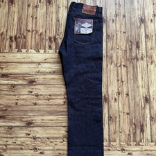 Lotto jeans denim grezzi Left Field NYC Selvedge taglia 36 bandana made USA nuovi
