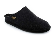 HAFLINGER  Wool Felt Slippers  Flair Soft, Charcoal