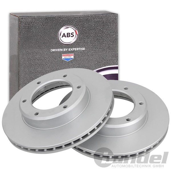 2X A.B.S. Bremsscheiben 286Mm Vorne Passend FüR Toyota Land-image