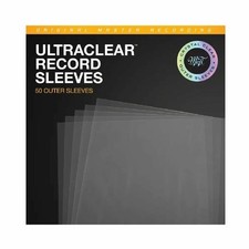 Mobile Fidelity Sound Lab 12" Ultraclear Polypropylene Vinyl Record Outer Sle...