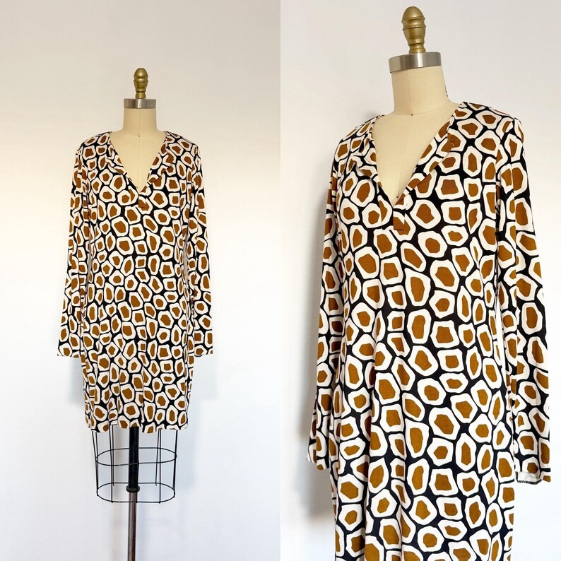 2000s DVF Dress / Diane Von Furstenberg Dress / S… - image 1