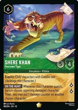 Shere Khan 88/204/EN-10/Whispers in the Well/Disney Lorcana/TCG/Legendary