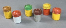 Kodak 6 Empty Vintage 35mm Film Containers Lot Multi Colors Plsr Review Photos