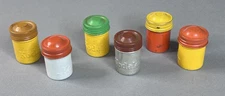 Kodak 6 Empty Vintage 35mm Film Containers Lot Multi Colors Plsr Review Photos