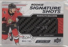 2019 Upper Deck Engrained Rookie Signature Shots /249 Rudolfs Balcers Auto 0do3
