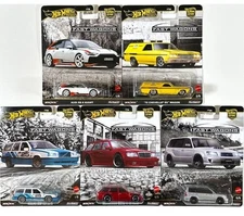 Hot Wheels 2025 Car Culture Fast Wagons - Set of 5